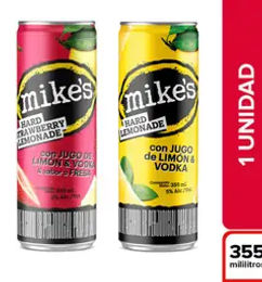 Ofertas de Mikes Cóctel Vodka Hard Lemonade / Jugo de Limón y Fresa