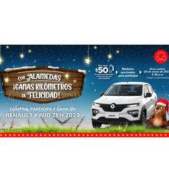 Ofertas de Gana un Renault KWID ZEN 2023 con Alamedas Centro Comercial