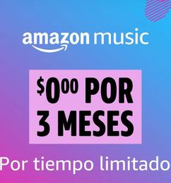 Amazon Music 3 MESES GRATIS tiempo limitado OFERTU