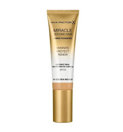 Ofertas de Base Miracle Second Skin Max Factor de 30ml con 50% de descuento