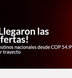 Ofertas de Avianca - Red Friday - Destinos Nacionales $54.990