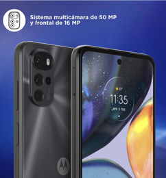 Ofertas de Celular MOTOROLA G22 128GB Negro Decuentazo 