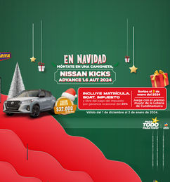 Ofertas de ¡Gana una Nissan Kicks Advance 2024! - Paga Todo 