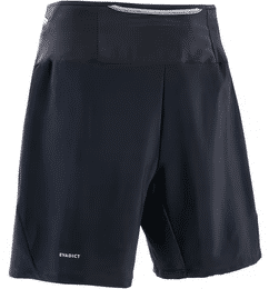 Ofertas de Pantaloneta hombre para correr holgada kalenji run negro