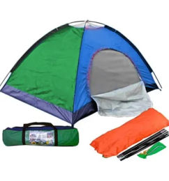 Ofertas de Combo de camping para 6 personas + Colchoneta aislante de frio