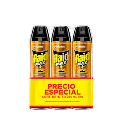 Ofertas de Insecticida Raid Max Cucarachas X 285 Ml X 3 Unidades