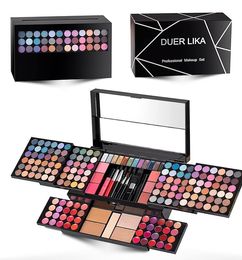 Ofertas de DUER LIKA Kit de maquillaje profesional para mujeres con espejo, 120 colores