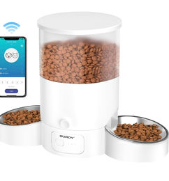 Ofertas de Alimentador Automático para Gatos Surdy Dual Cat WiFi - ¡Aplicar Cupones!