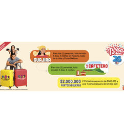 Ofertas de Bingo de aniversario en CC Portoalegre entre los premios hay viaje a la guajira