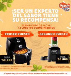 Ofertas de CONCURSO - "Catadores del Maní y los Frutos Secos Manitoba"