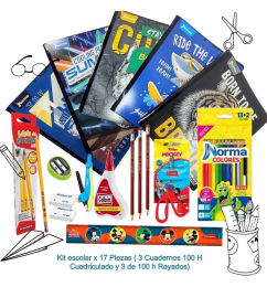 Ofertas de kit 17 piezas para el colegio