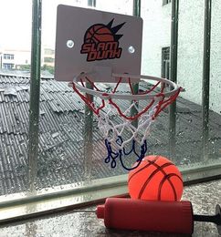 Ofertas de Kit Mini Cancha de Baloncesto (Tablero + Balon + Inflador)