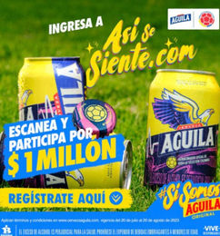 Ofertas de ESCANEA Y PARTICIPA POR $1 MILLON DE PESOS - AGUILA 