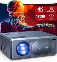 Ofertas de Proyector 4K con WiFi 5G y Bluetooth, 15000L - 2 CUPÓNES