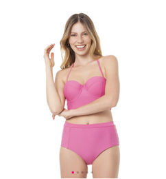 Ofertas de Vestido de Baño dos piezas color fucsia en PROMOCIÓN 