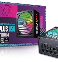 Ofertas de Cooler Master XG850 Plus Platinum ARGB totalmente modular, 850W