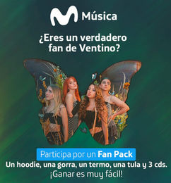 Ofertas de Concurso de Movistar Música podras ganar un Fan Pack Ventino