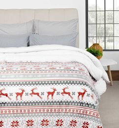 Ofertas de Manta Navidad JOY Sherpa Renos 130 x 170 cm