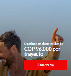 Ofertas de Vuelos nacionales con descuento hasta el 17 Septiembre 