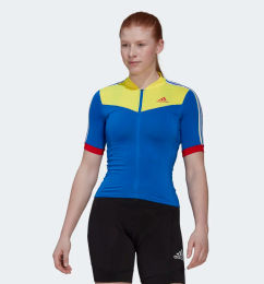 Ofertas de MAILLOT ADIDAS DE CICLISMO THE LETRAS MANGA CORTA - MUJER