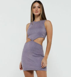 Ofertas de Vestido Corto Lila