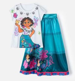 Ofertas de Conjunto de niña, blanco/verde de Encanto Disney