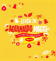 Ofertas de Aguinaldo navideño Maggi el premio que todos esperan