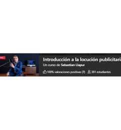 Ofertas de Curso de introducción a la locución publicitaria en Domestika