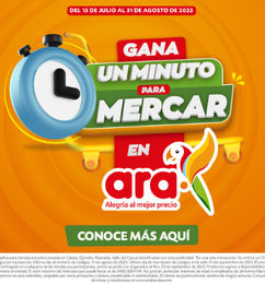 Ofertas de CONCURSO - GANA UN MINUTO PARA MERCAR ARA