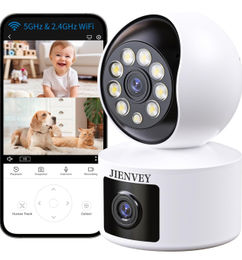 Ofertas de JIENVEY Cámara interior de 5MP con 2 camaras 