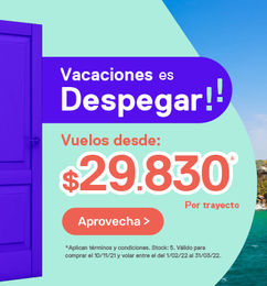 Ofertas de Tiquetes a Cartagena de Indias $29.830