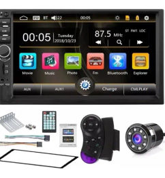 Ofertas de Radio Carro Bluetooth + Camara Usb Sd Pantalla 7 Hd Mod 2020