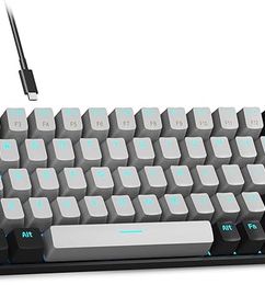 Ofertas de MageGee MK-Box - Teclado portátil 60% mecánico retroiluminado LED, compacto