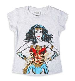 Ofertas de Camiseta Gris Wonder Woman 