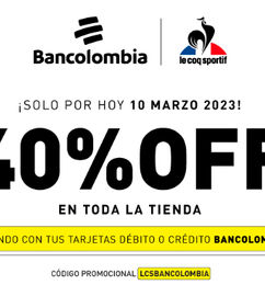 Ofertas de Promoción Le Coq Sportif