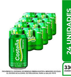 Ofertas de X24 Costeña Bacana Lata 330 ml -30% de descuento y envió gratis 