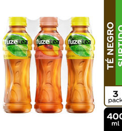 Ofertas de Té negro fuze tea 400 ml x 3unds