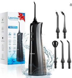 Ofertas de Flosser Irrigador dental de agua para dientes – 5 modos inalámbrico  IPX7