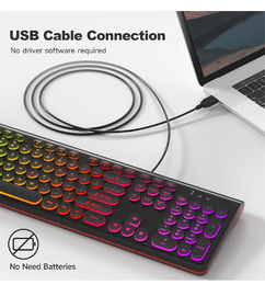 Ofertas de Varios estilos de teclados de computadora con cable USB