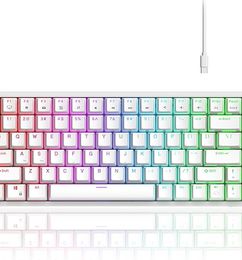 Ofertas de RK ROYAL KLUDGE RK84 Teclado mecánico con cable RGB 75% - CUPON