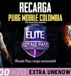 Ofertas de Recarga PUBG MOBILE COLOMBIA al Doble 