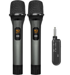 Ofertas de VeGue Sistema de Micrófono Inalámbrico UHF x2 - ¡Aplicar Cupón!