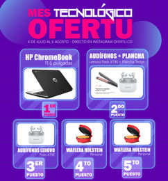 Ofertas de  MES TECNOLÓGICO OFERTU - CONCURSO GRATIS 