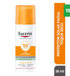 Ofertas de Eucerin Sun Gel Oil Control Toque Seco Piel Grasa SPF 50 X 50 mL