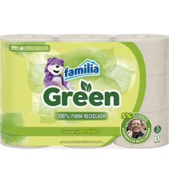 Ofertas de Papel Higenico Green 9 Rollos FAMILIA 333 mts