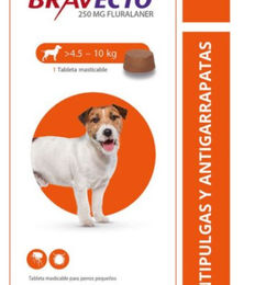 Ofertas de Antipulgas Bravecto 4.5 a 10 kg para perro