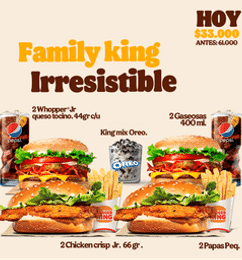 Ofertas de Combo family King