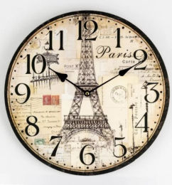 Ofertas de Reloj Pared Exp A0255 Eiffel 34 cm