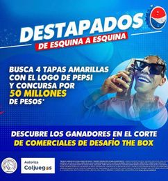 Ofertas de DESTAPADOS - Sorteo Pepsi 