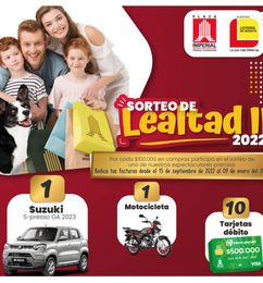 Ofertas de Sorteo de Lealtad en centro comercial Plaza imperial - gana un carro o una moto